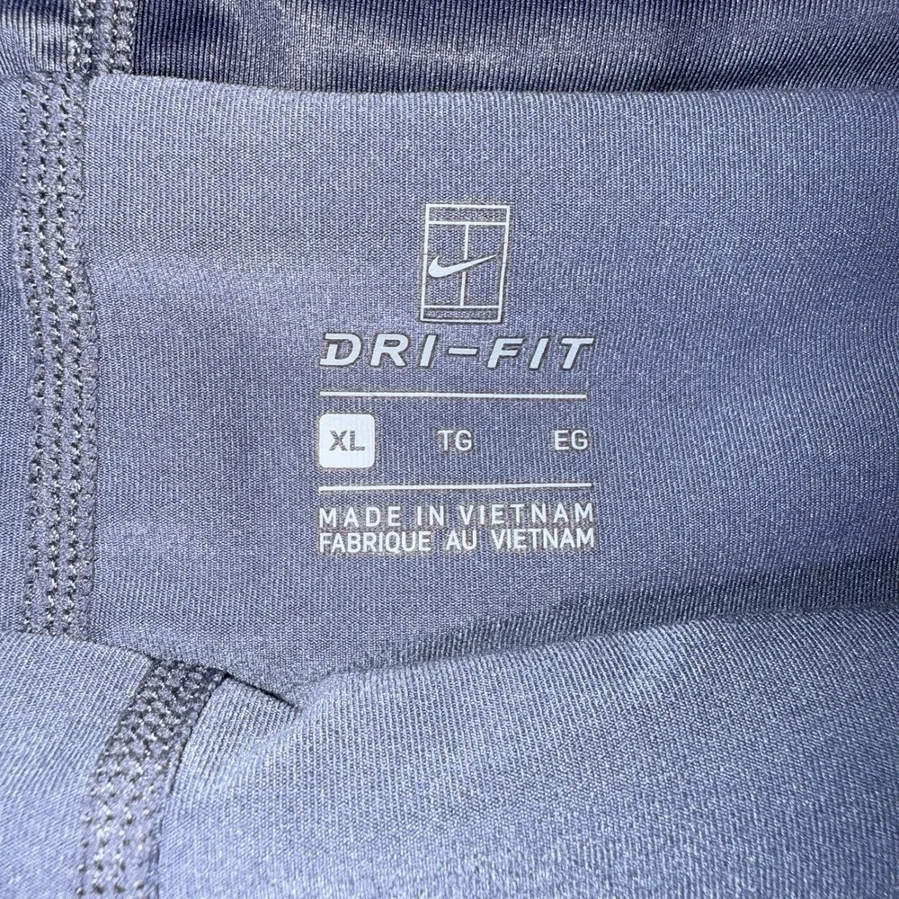 Nike‎ Dri Fit Tennis Skirt Womens Size XL Gray Built In Briefs Pickle Ball Golf